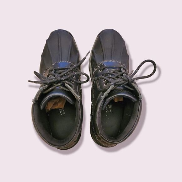 Sperry Top-Sider Glacier Chukka Men Size 10.5M Waterproof Black Leather STS10959 - Picture 6 of 8